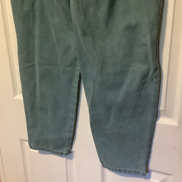L.L. Bean Vintage High rise Women's Green Blue jeans size 12 - Picture 3 of 9